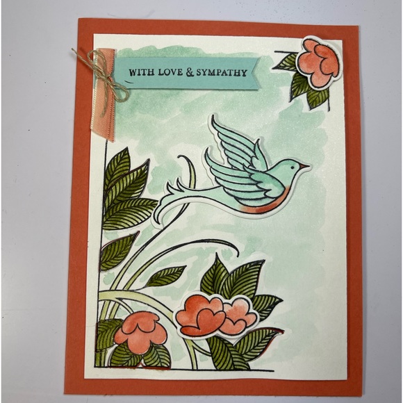 10 Handmade Get Well/Sympathy/Encouraging Stampin Up! Cards, NEW - Picture 6 of 11